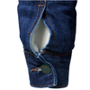 Denim and Duds Men’s Blue Denim Jacket with Fur Collar and Inner Fur