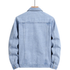 Denim and Duds Men’s Blue Classic Denim Jacket with Chest Pockets