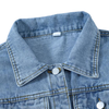 Denim and Duds Women’s Blue Oversized Denim Jacket with Pockets
